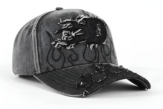 DAKAPS D-FLAMES DENIM