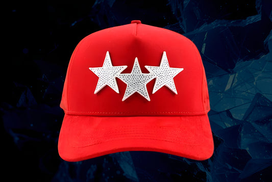 STAR HATS TRIPLE RED